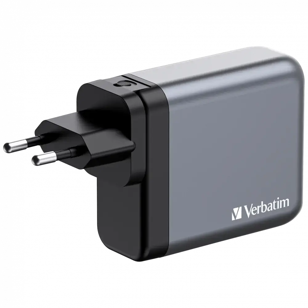 Verbatim 32203 - V GNC-140 GaN Charger 140W 3-USB-C / 1-USB-A  Çıkışa Sahiptir