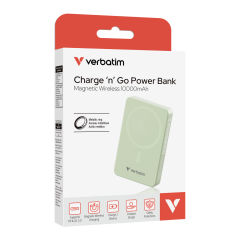 Verbatim 32228 Magsafe 10000 Mah Manyetik Kablosuz Powerbank Yeşil