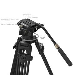 SmallRig AD-80S 5111 Profesyonel Video  Tipi Tripod Kiti
