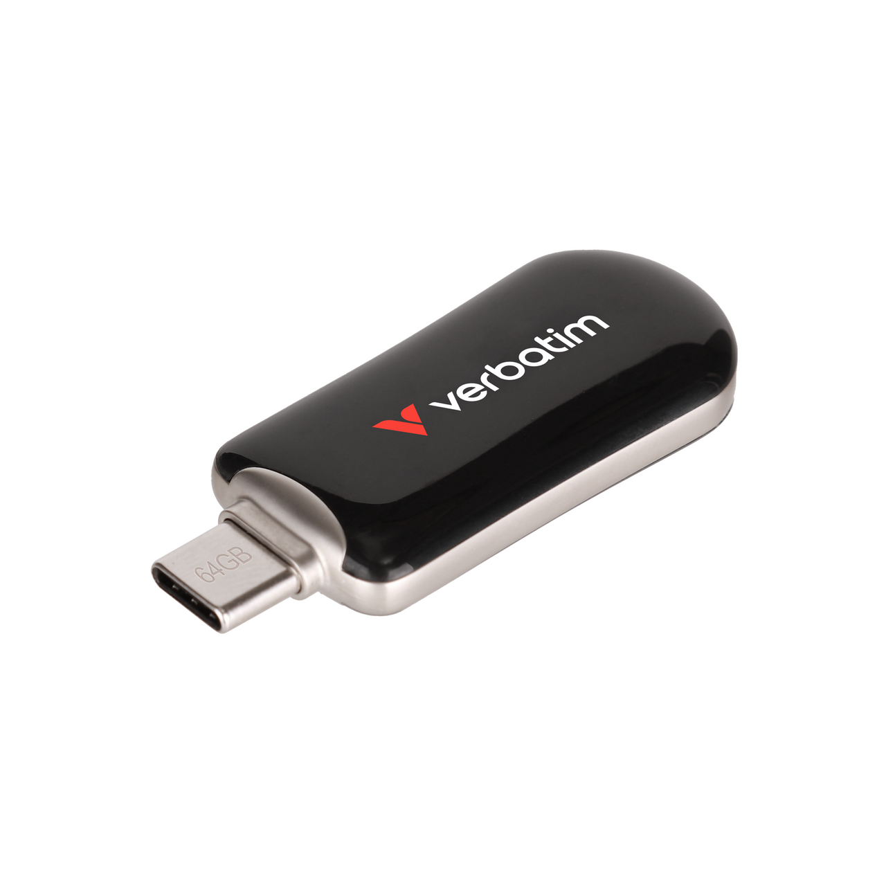 VERBATIM 30224  Plectra USB-C Flash Drive Black 64GB