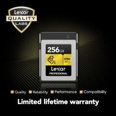 Lexar 256GB Professional CFexpress Type B Card GOLD Serisi