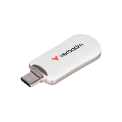 VERBATIM 30229  Plectra USB-C Flash Drive White 128GB