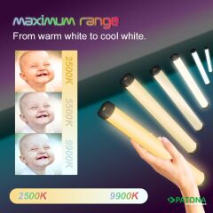 PATONA Premium RC30 RGB Tüp Fotoğraf ve Video Işığı