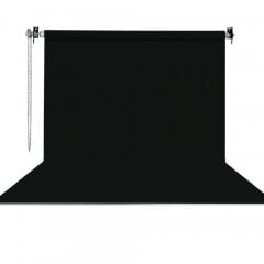 Fotexon  Kumaş Üzerine Boyama Siyah Fon  Seti 270 x 580 cm