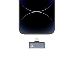 Luucco AirWave K2 Wireless Yaka Mikrofonu (Lighting)