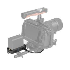 SmallRig 4340 NP-F Pil  Montaj Plakası Kiti LP-E6NH Sahte Pil Güç Kablosu  İle