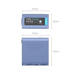 SmallRig 4267 NP-F970 USB-C Şarj Edilebilir Kamera Pili