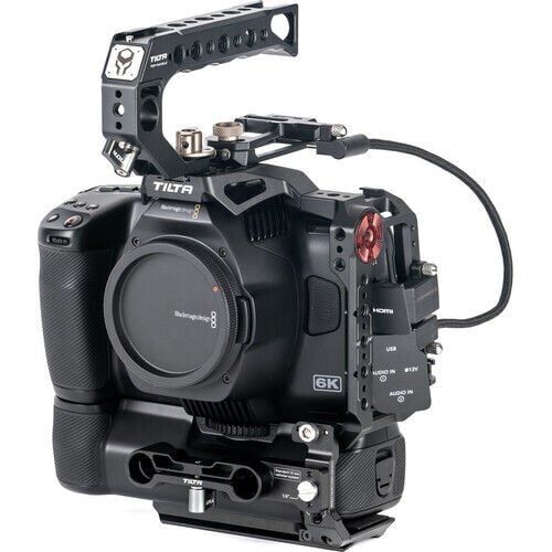Tilta Gabbia per fotocamera BMPCC 6K Pro Full Camera Cage (Nero) TA T11 B B