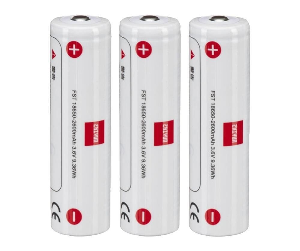 ZHIYUN 18650 BATTERY 2600MAH (3 LÜ)