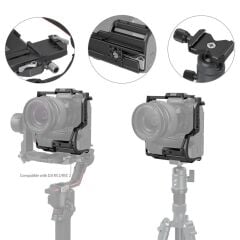 SmallRig 3933  FT-XH / VG-XH Pil Yuvası  ile FUJIFILM X-H2 / X-H2S için  Çok Fonksiyonlu Kafes