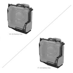 SmallRig 3933  FT-XH / VG-XH Pil Yuvası  ile FUJIFILM X-H2 / X-H2S için  Çok Fonksiyonlu Kafes