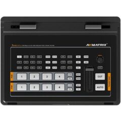 AVMATRIX Shark S4 PLUS 4-Kanal SDI/HDMI Ekranlı Kayıtçı Canlı Yayın Mikseri