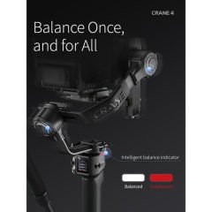 Zhiyun CRANE 4 3 Eksenli El Gimbalı / Combo