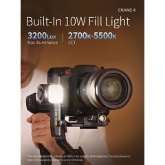 Zhiyun CRANE 4 3 Eksenli El Gimbalı / Combo