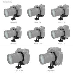 SmallRig 4306 Nikon'a Z Serisi İçin Döndürülebilir Yataydan Dikeye Montaj Plakası Kiti
