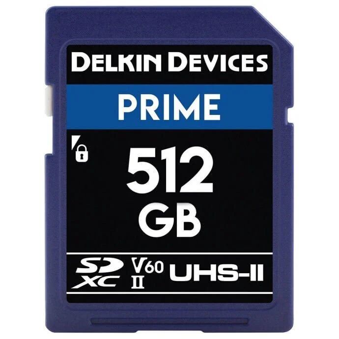 DELKIN PRIME 512GB SD UHS-II 1900X (V60)