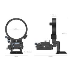 SmallRig 4244 Sony A1 / A7 / A 9 / FX Serisi İçin Döndürülebilir Yataydan Dikeye Montaj Plakası Kiti