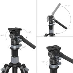 SmallRig 4221 Karbon Seyahat Video Tripod