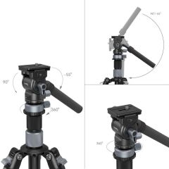 SmallRig 4221 Karbon Seyahat Video Tripod
