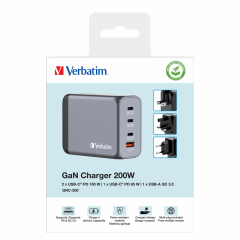 VERBATIM 32204 - V GNC-200 GaN Charger 200W