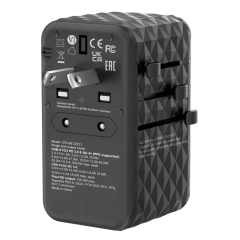 VERBATIM 32121 - V GAN3 UNIVERSAL TRAVEL ADAPTER UTA-06 100W