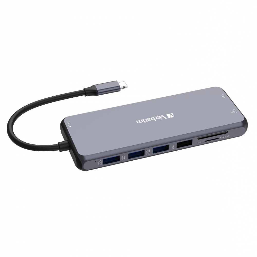VERBATIM 32154 USB-C PRO 14 PORT HUB CMH-14