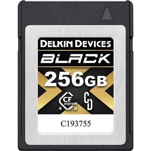 DELKIN BLACK CFEXPRESS TYPE B 4.0 MEMORY CARD 256GB