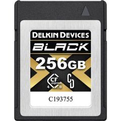 DELKIN BLACK CFEXPRESS TYPE B 4.0 MEMORY CARD 256GB