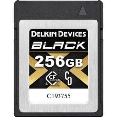 DELKIN BLACK CFEXPRESS TYPE B 4.0 MEMORY CARD 256GB