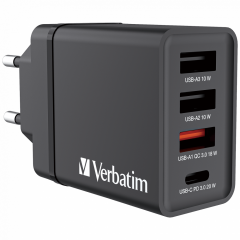 VERBATIM 49700 CHR-30EU1 USB-CHARGER 30W BLACK