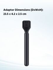 Luucco WireFree Kompakt Wireless Mikrofonlar için El Adaptörü