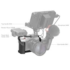 SmallRig 4135 FUJIFILM X-T5 için  Çok İşlevli Kafes
