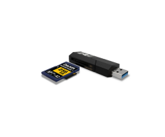 DELKIN USB 3.1 SD & MICRO SD A2 CARD READER - 55