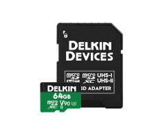 DELKIN POWER 64GB MICRO SD UHS-II 2000X (V90)