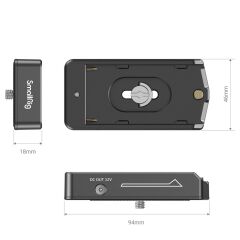 SmallRig 3777 Pil Plakası