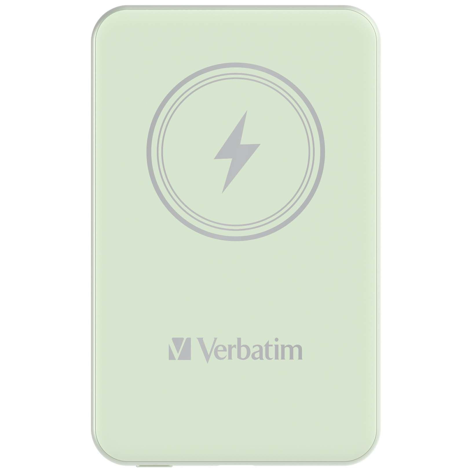 VERBATIM 32241 Magsafe 5000 Mah Manyetik Kablosuz Yeşil Powerbank