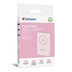 VERBATIM 32243 Magsafe 5000 Mah Manyetik Kablosuz Pembe Powerbank