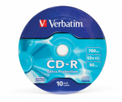 VERBATIM 43725 - CD-R 52 X 700MB 10 PACK