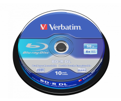 VERBATIM 43746 - BD-R DL 50GB 6X 10 PACK