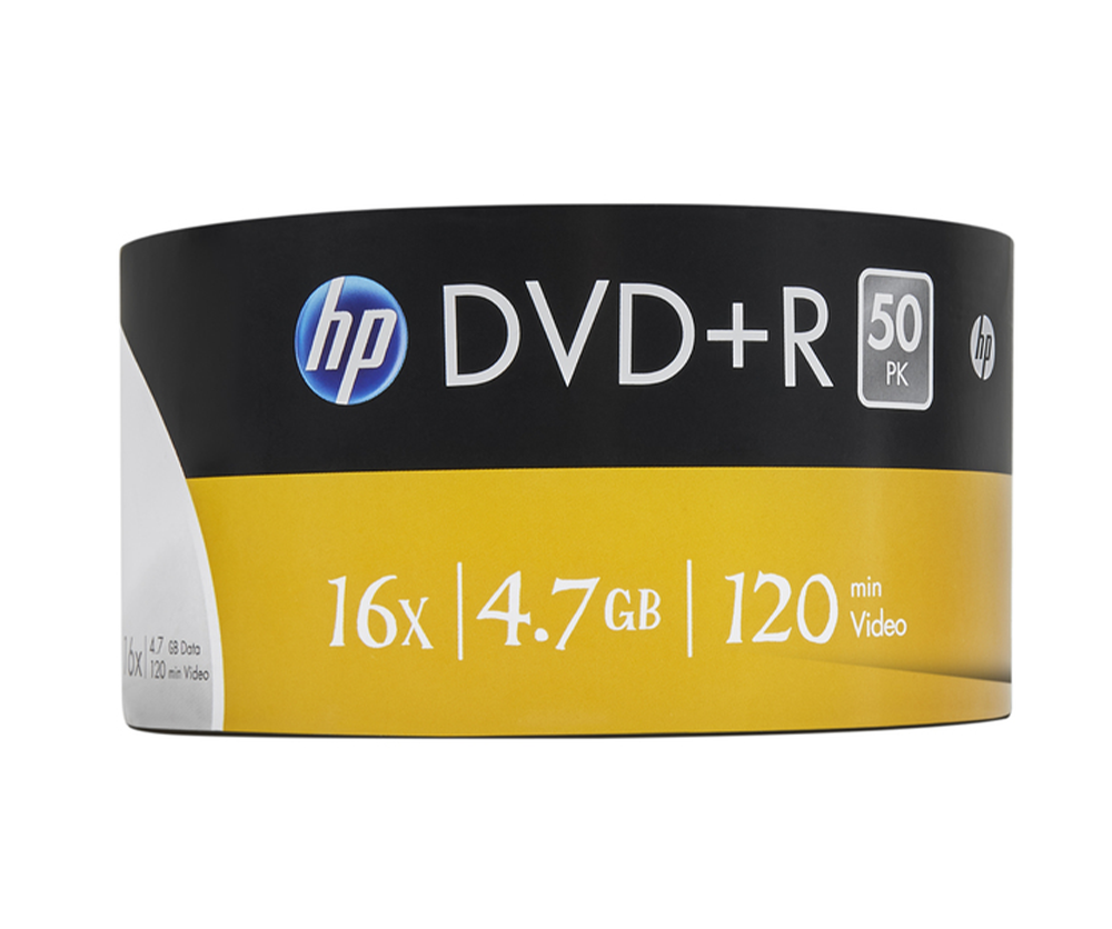 HP DVD+R 16X 4.7GB 50PACK (DRE00070-3) - 69305