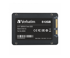 VERBATIM 49352 - 512GB VI550 S3 2.5'' SATA SSD (Okuma 520MB/sn. - Yazma 500MB/sn.)