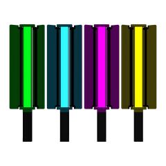 PATONA 4280 PREMIUM LED BAR LIHT SWORD LIGHT RGB/BI-COLOR with APP Control