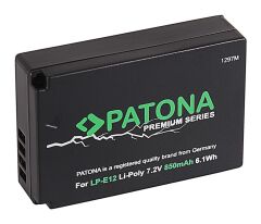 PATONA 1297 Premium Battery f. Canon LP-E12