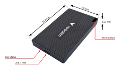Verbatim 32031 Metal Mini SSD USB 3. Gen2 1TB