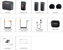 Comica Vimo C3 (2) Kanallı Mini Kablosuz Yaka Mikrofonu