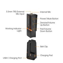 Comica Vimo Q (4) Kanallı Mini Kablosuz Mikrofon