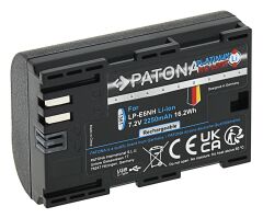 PATONA 1361 Platinum Battery with USB-C Input f. Canon LP-E6NH (MARK II İLE UYUMLU DEĞİL)