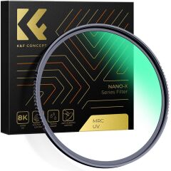 K&F Concept 67mm NANO-X MCR MC-UV 28 Çok Katmanlı Kaplamaya sahip  Koruma Filtresi 8K Ultra HD