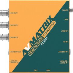AVMatrix SC2031 HDMI/AV to 3G-SDI Scaling Converter