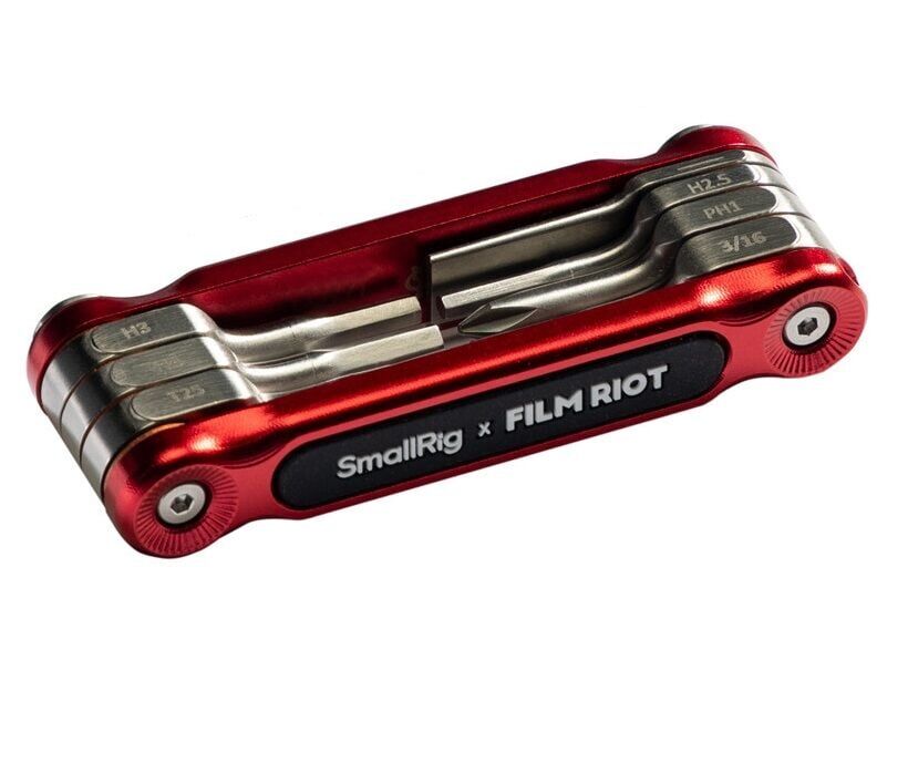 SmallRig 4811 FILM RIOT 7'si 1 Arada Katlanır Anahtar Seti (Kırmızı)
